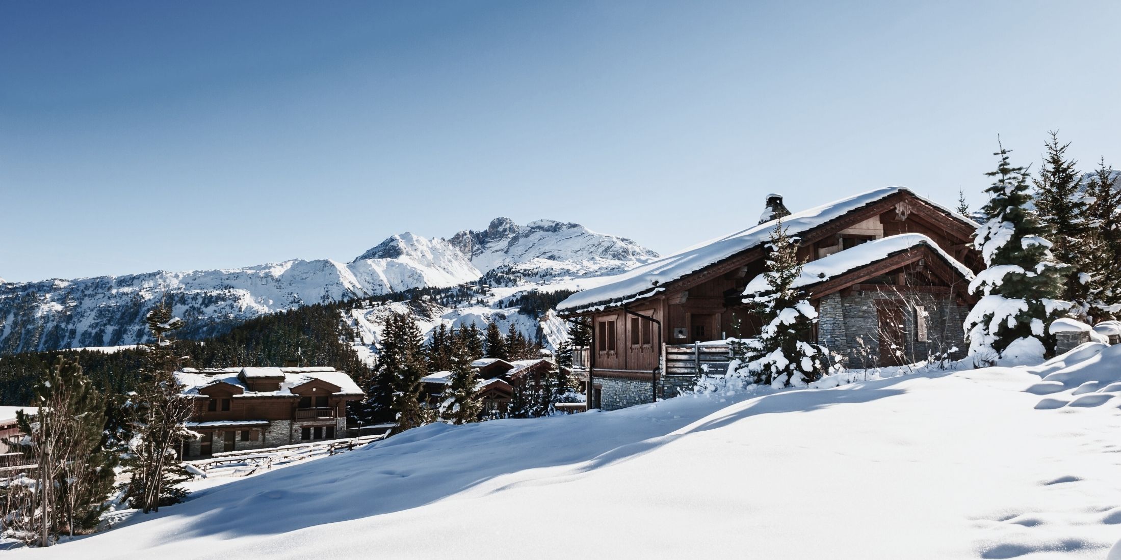 Alpine chalet in the French mountains
