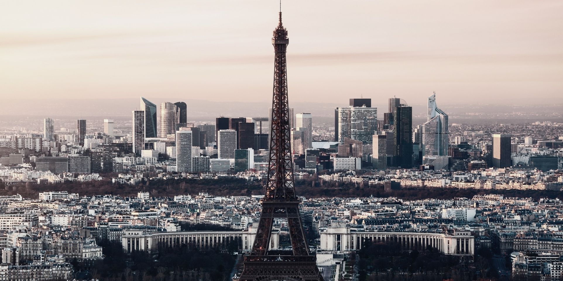 Eiffel Tower seen from Trocadéro, Paris